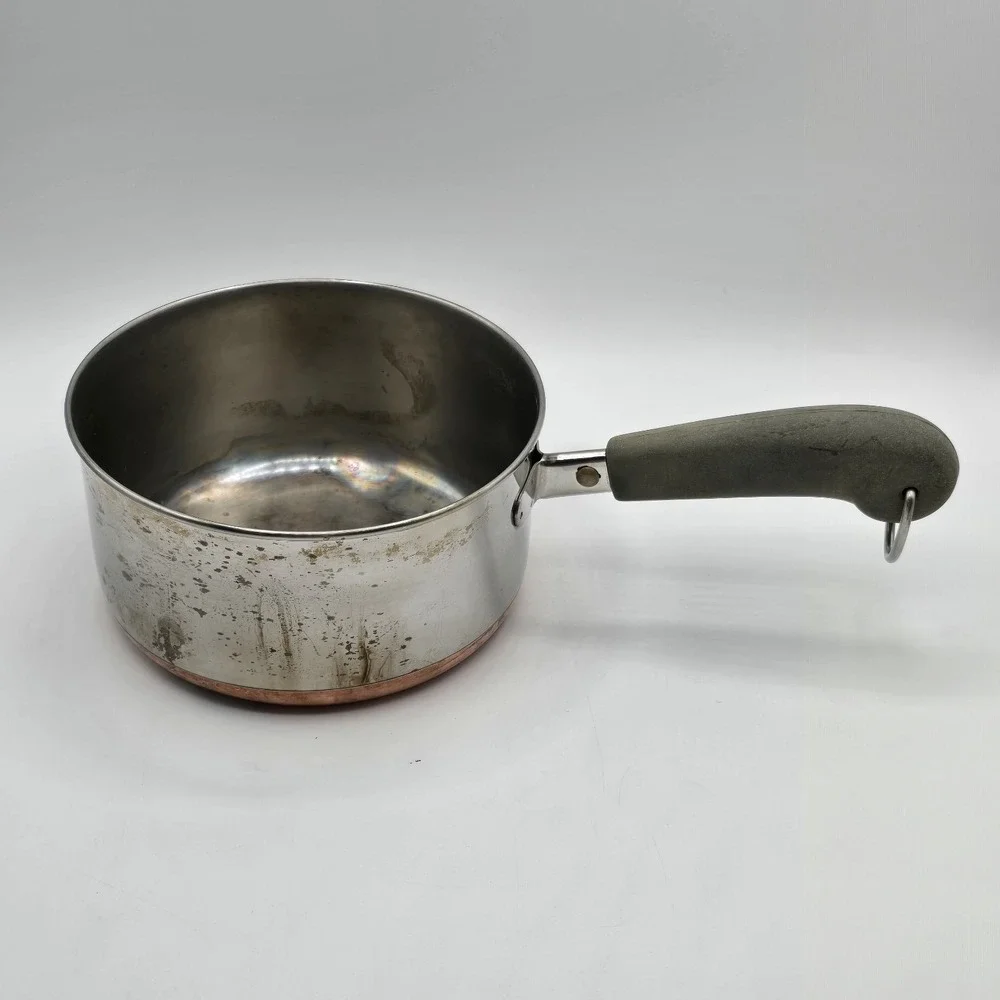 Vintage 1801 Revere Ware Copper Bottom 1 1/2 (1.5) Quart Saucepan‎ Pot